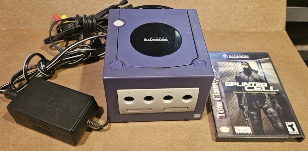 🔥 Indigo OEM Nintendo GameCube, Recapped Disk, OEM Blk Controller – Bundle ‼️
