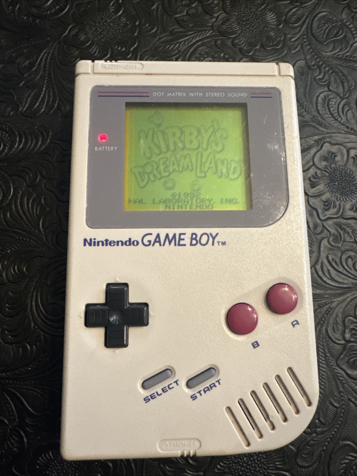 Nintendo Game Boy DMG-01 Console Tested Working w/ Kirby’s Dream Land Game