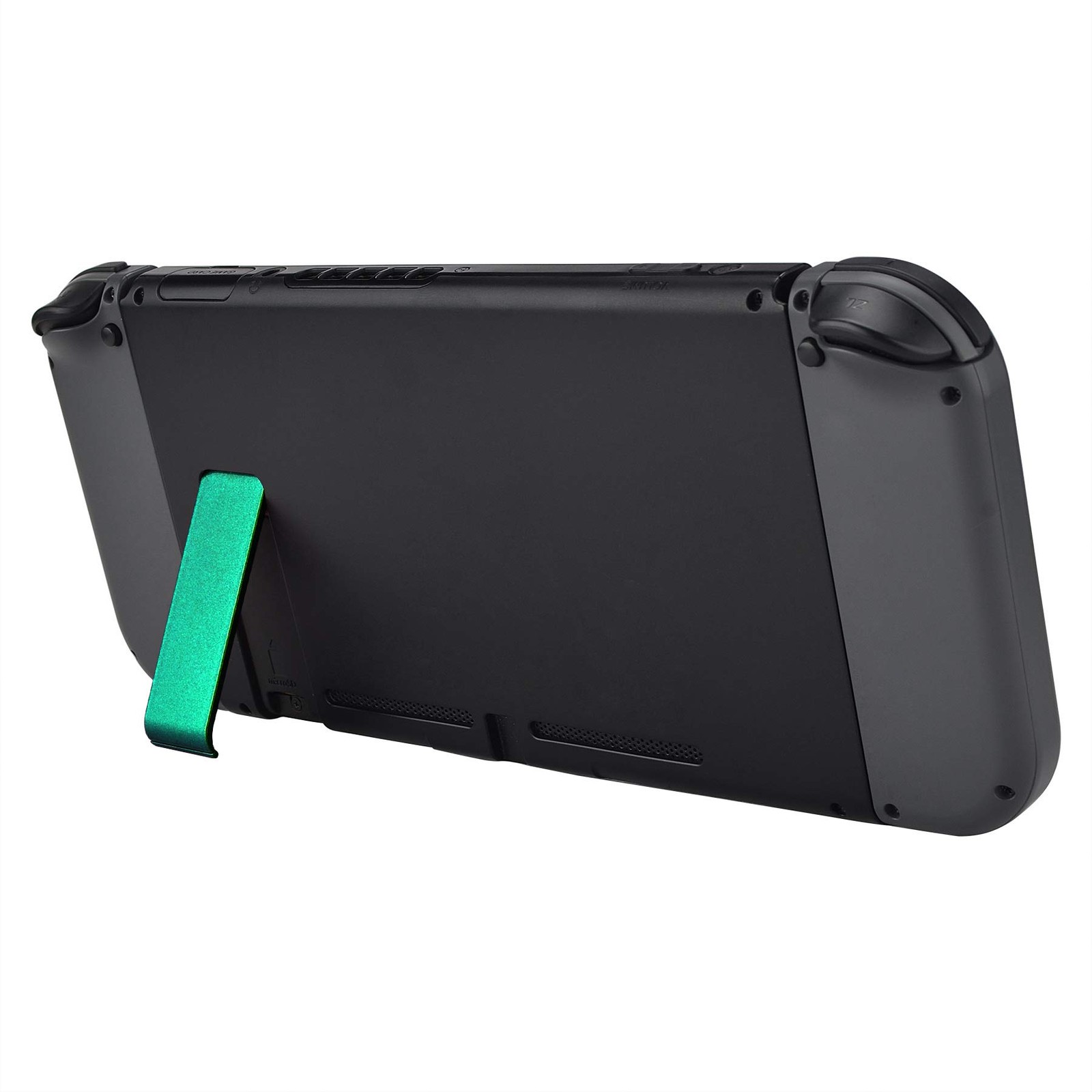 switch console kickstand green purple chameleon glossy
