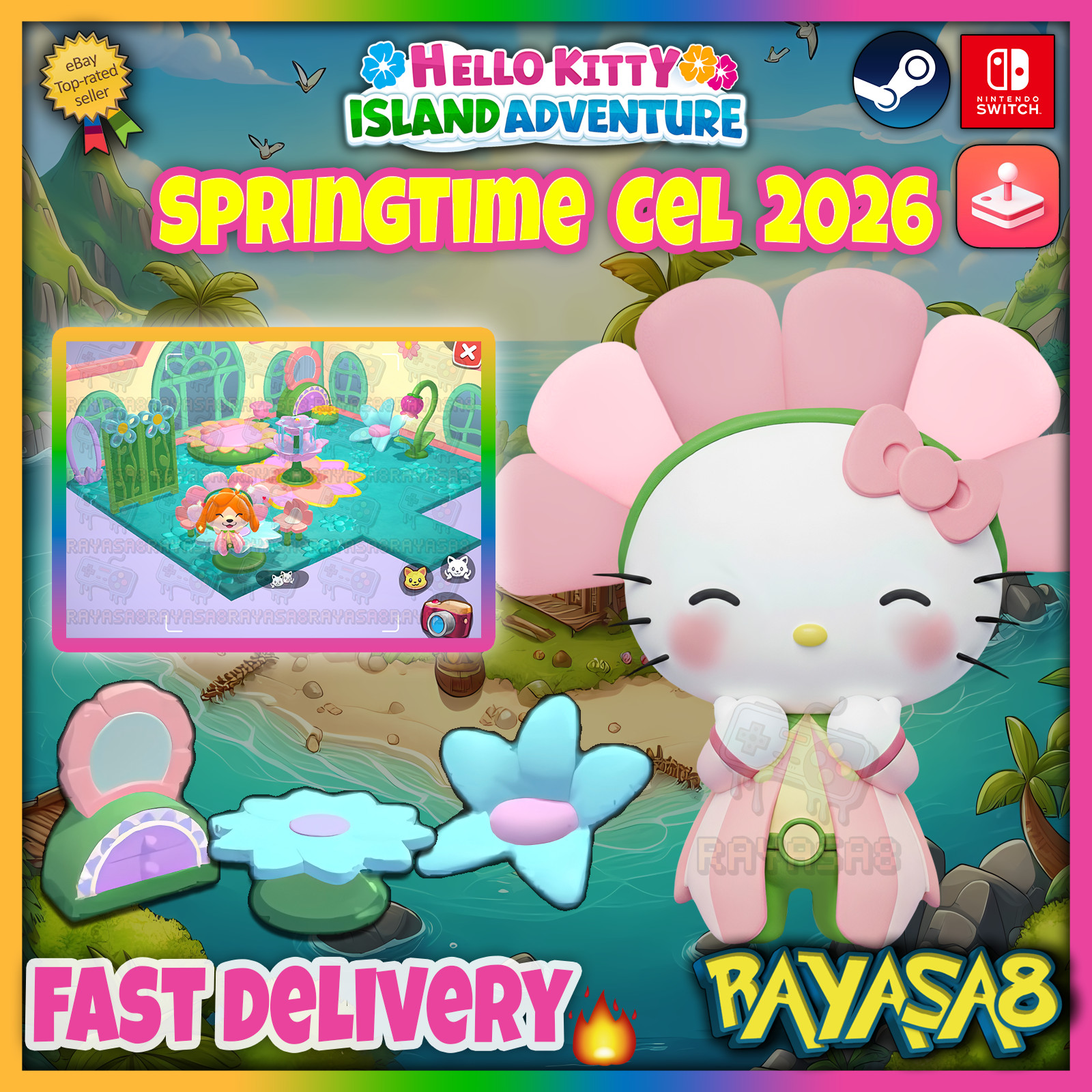 Spring Time 2026 🌸 Hello Kitty Island Adventure | Arcade | Nintendo | Steam