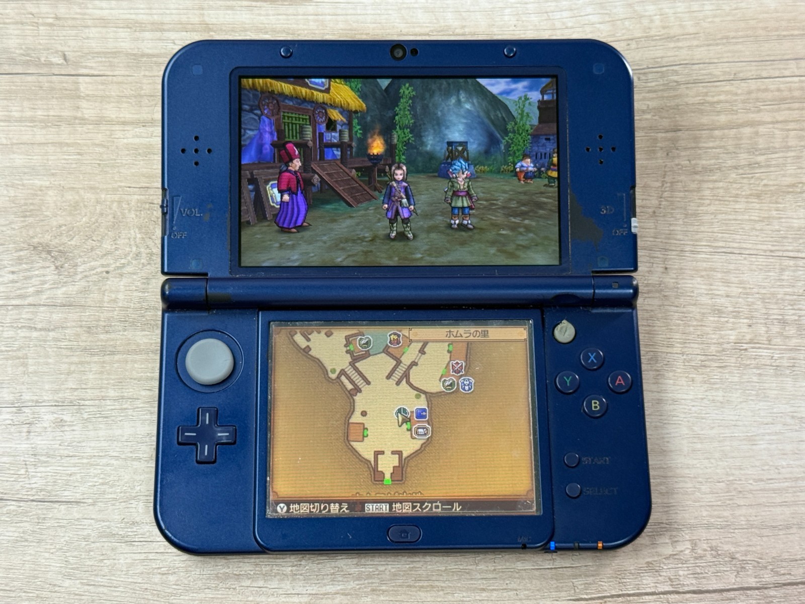 Nintendo New 3DS XL Metallic Blue Console Tested Japan ver D6173