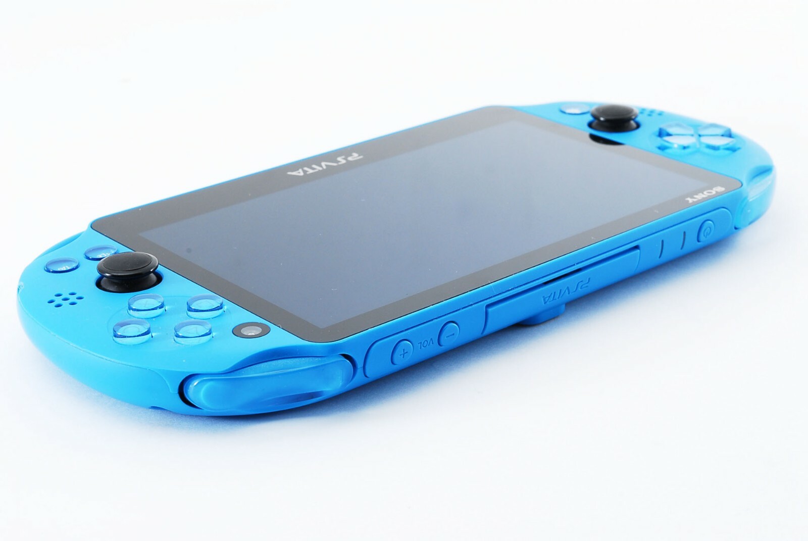 Sony PS Vita Aqua Blue PCH-2000 w/ Charger and Box From Japan