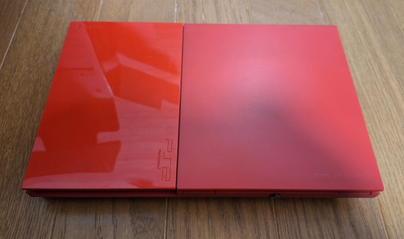PlayStation 2 Cinnabar Red Slim PS2 SCPH-90000 *COMPLETE – AMAZING BOX* 1