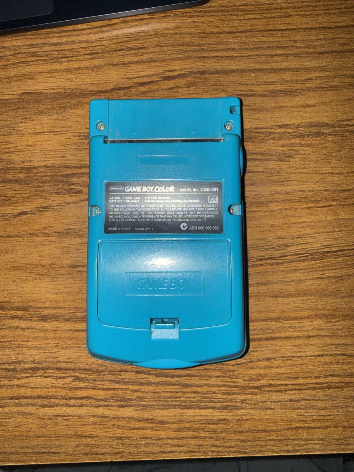 Nintendo Game Boy Color Handheld Game Console – Teal