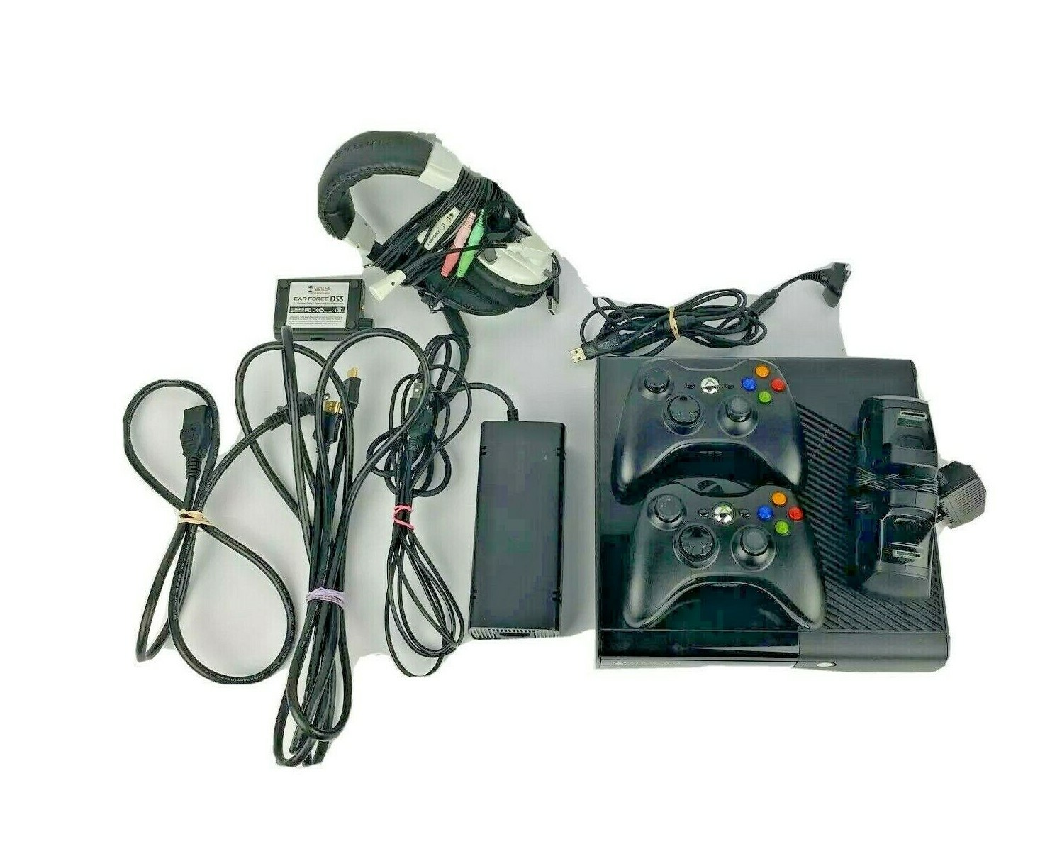 Microsoft Xbox 360 Elite Console Video Game System Bundle TESTED and WORKS