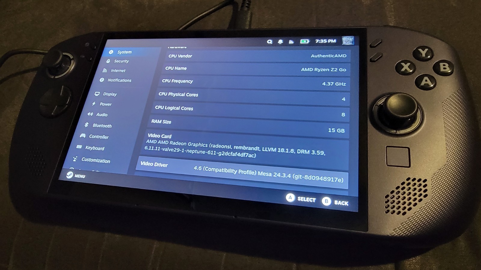 Legion Go S 120Hz Handheld – Ryzen Z2 Go – SteamOS – 16GB Memory & 2 YR ADH Plan