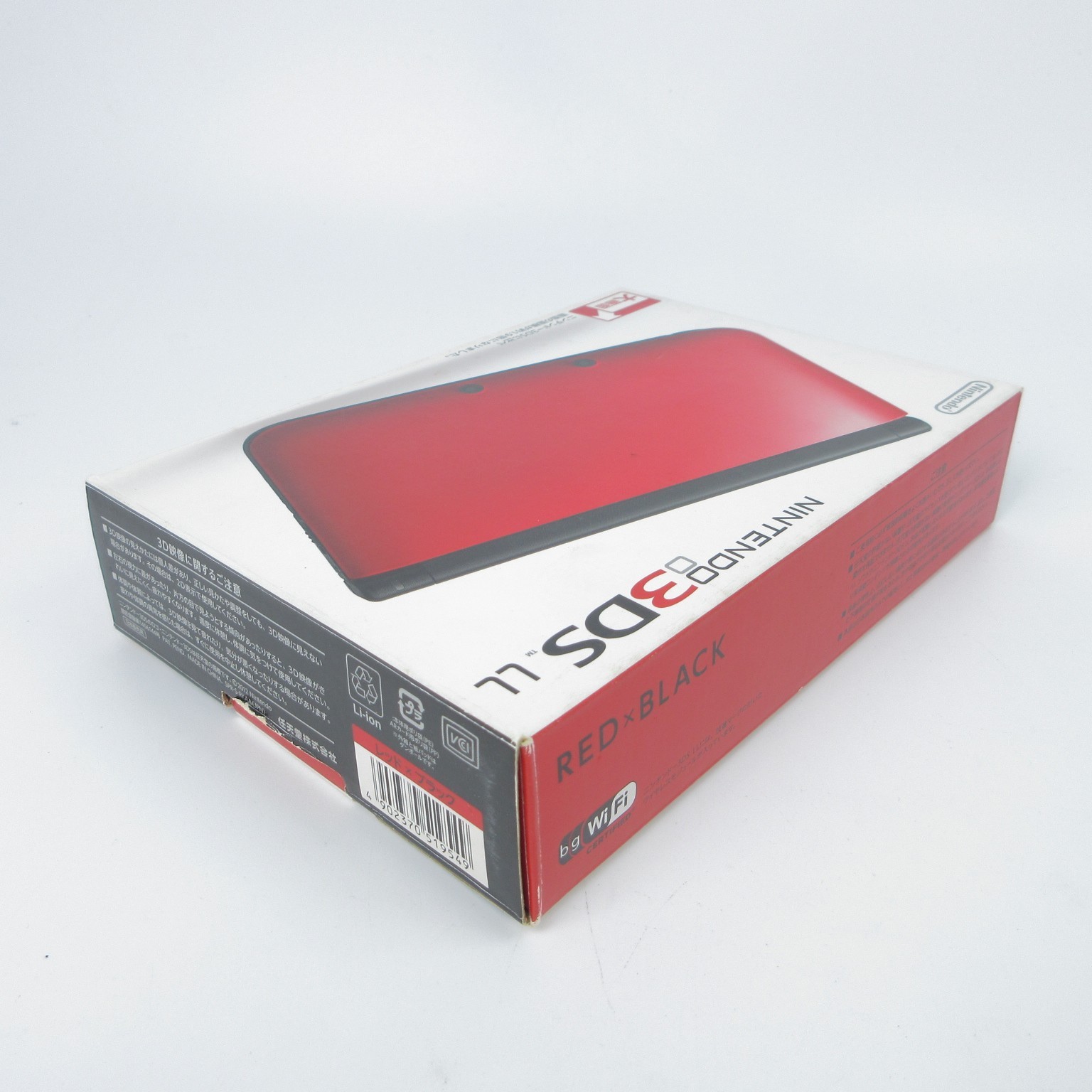 【Excellent】Nintendo 3DS LL XL Red x Black Console Japanese Edition #Arr0214/02