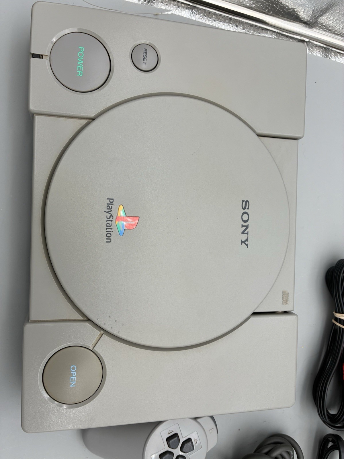 SONY PS1 PLAYSTATION 1 CONSOLE IN BOX SCPH-1001 AUDIOPHILE FIRST GEN TESTED