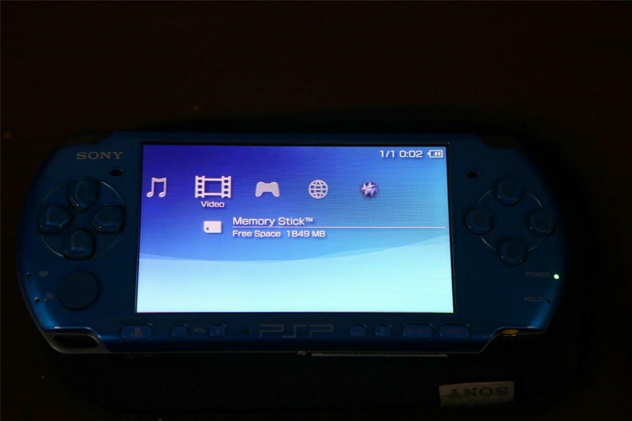PSP-3000 console blue v-good Japan PlayStation Portable system US Seller