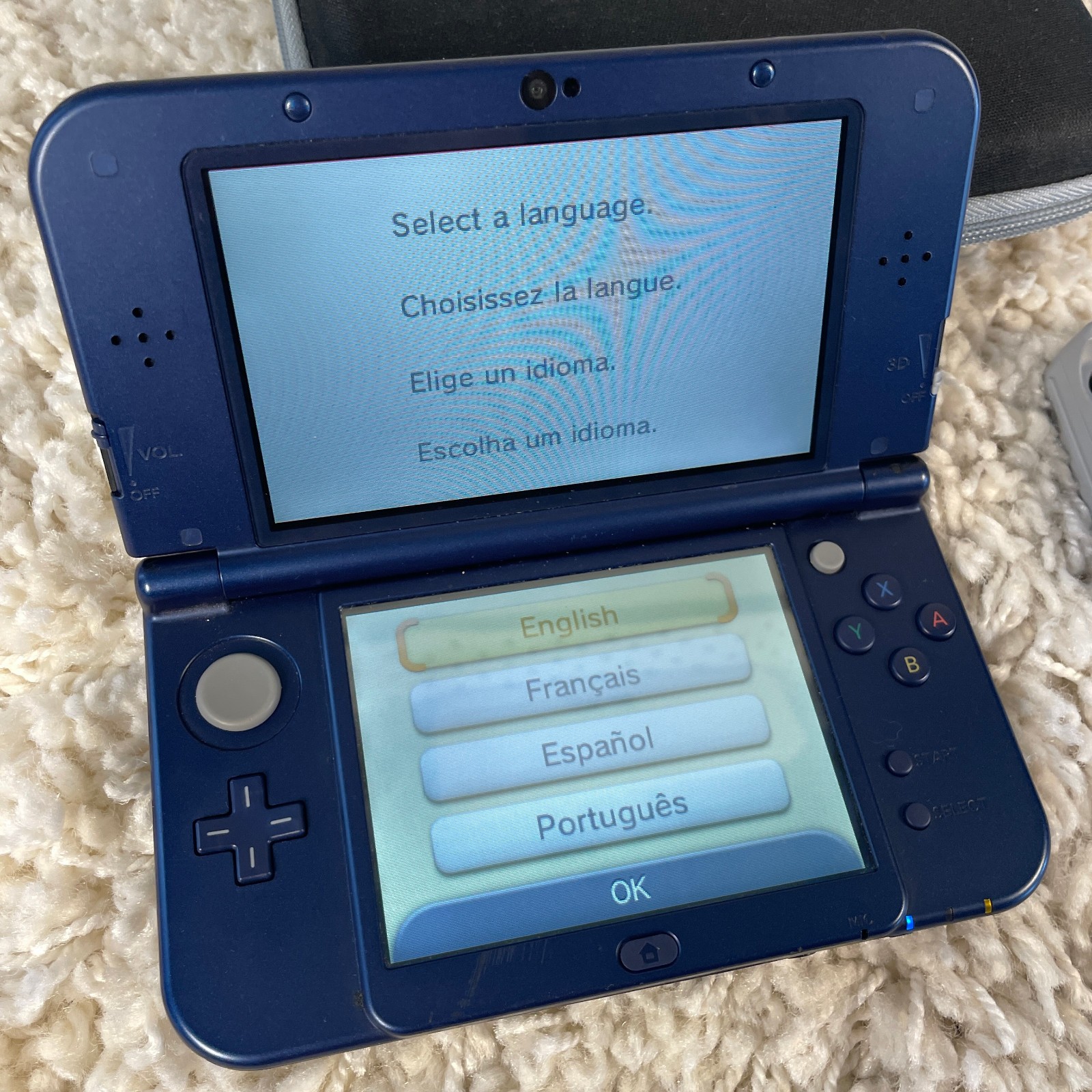 Nintendo New 3DS XL Galaxy Edition Handheld Console System RED-001 Tested