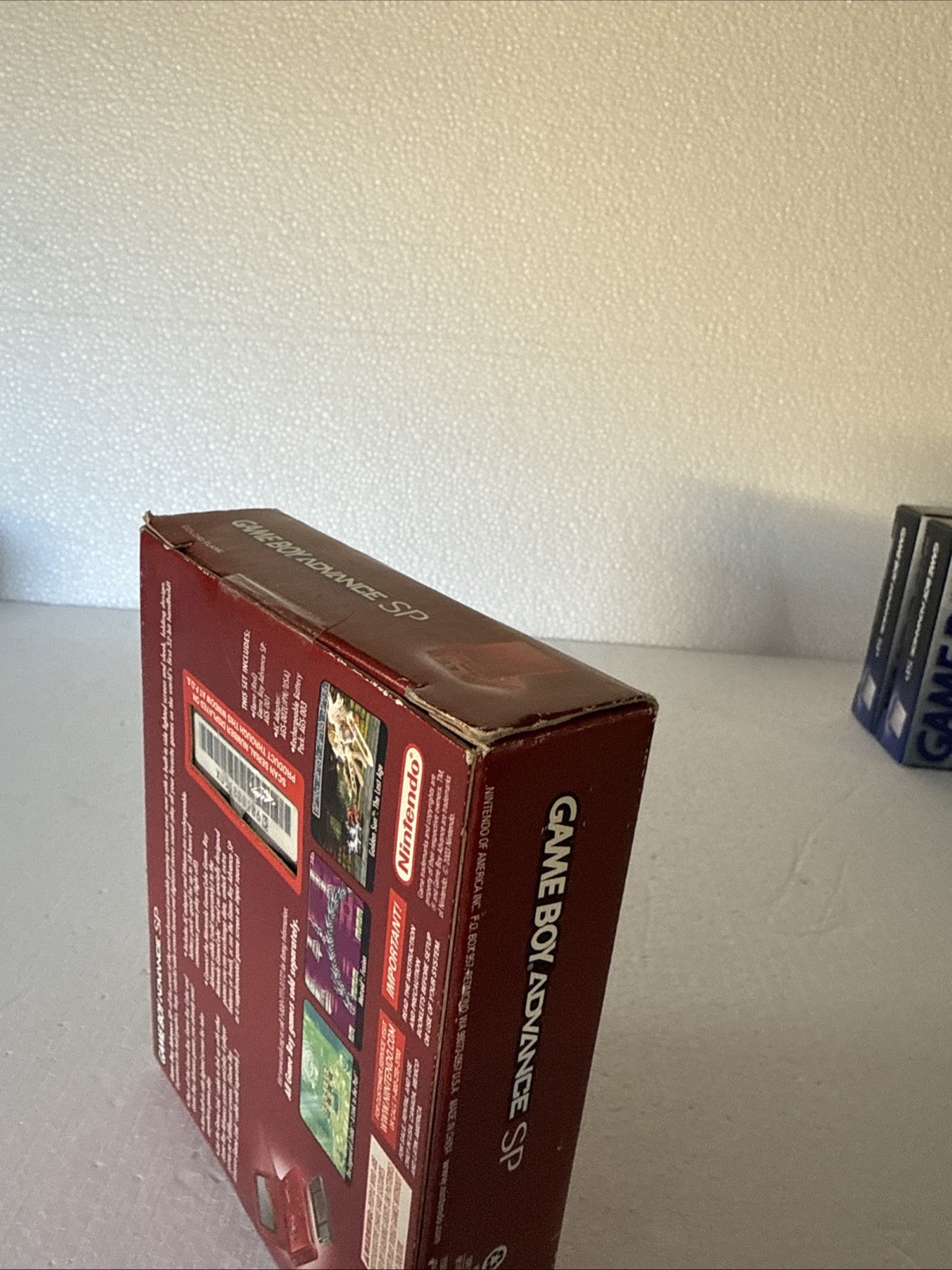 Nintendo Game Boy Advance SP GBA Flame Red Console Sealed Box Rare New Sealed