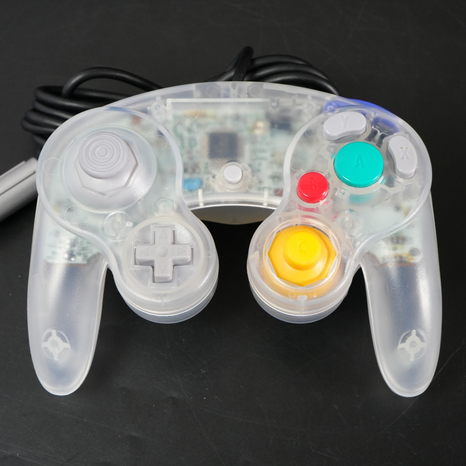 Nintendo GameCube Clear white Shell NTSC U-C/J Region Switch Mod w/GB Player