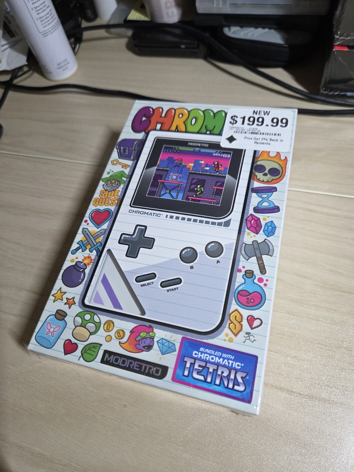 Mod Retro Chromatic w/ Tetris Game NEW & Sealed & a Authentic Pokémon Crystal