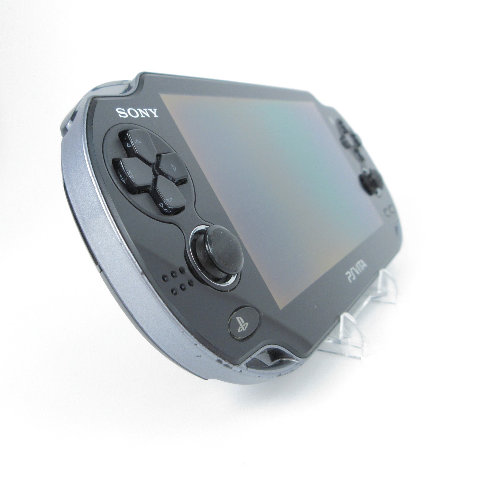 【Very Good】Sony PS Vita PCH-1100 Crystal Black 3G/Wi-Fi Model Console #Arr1201/0