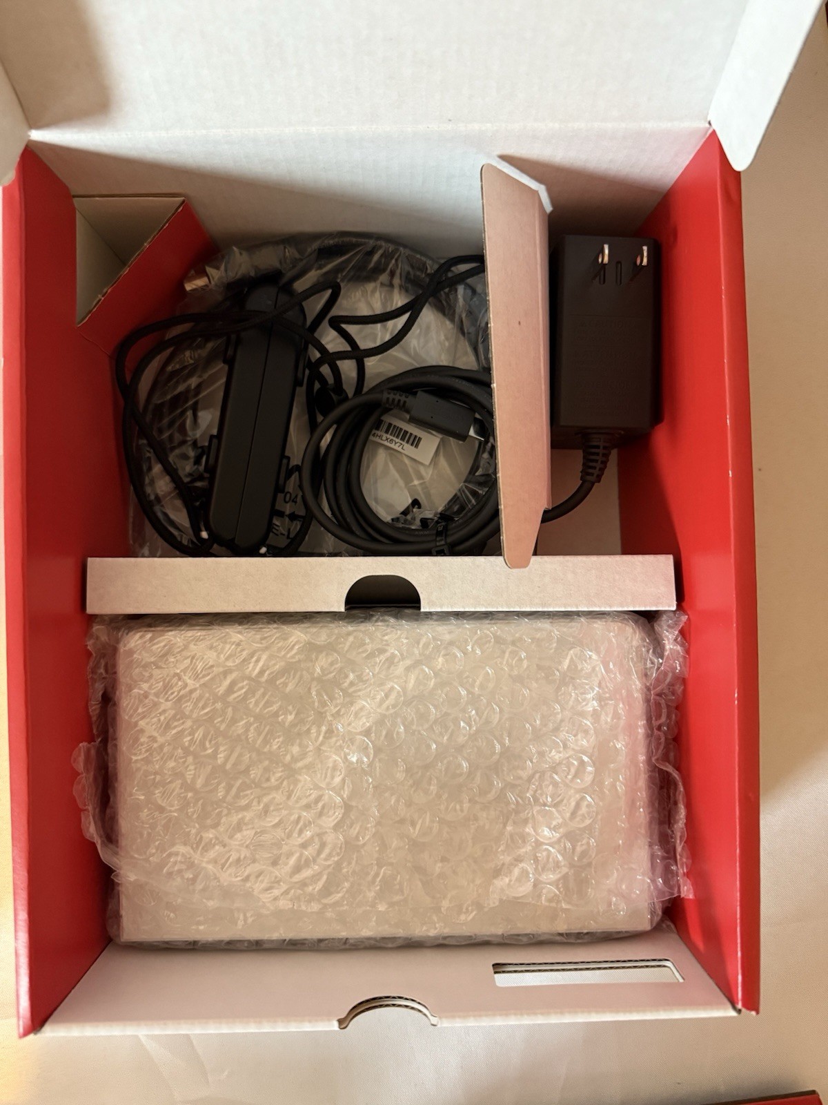 Nintendo Switch OLED Console Bundle 4 games, Extra controllers, original box!
