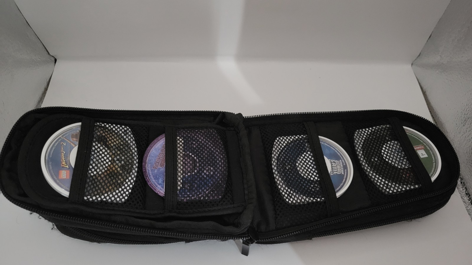 Sony PSP 2001 Blue Console Bundle Tested Working + 7 Games Charger Carrying Case