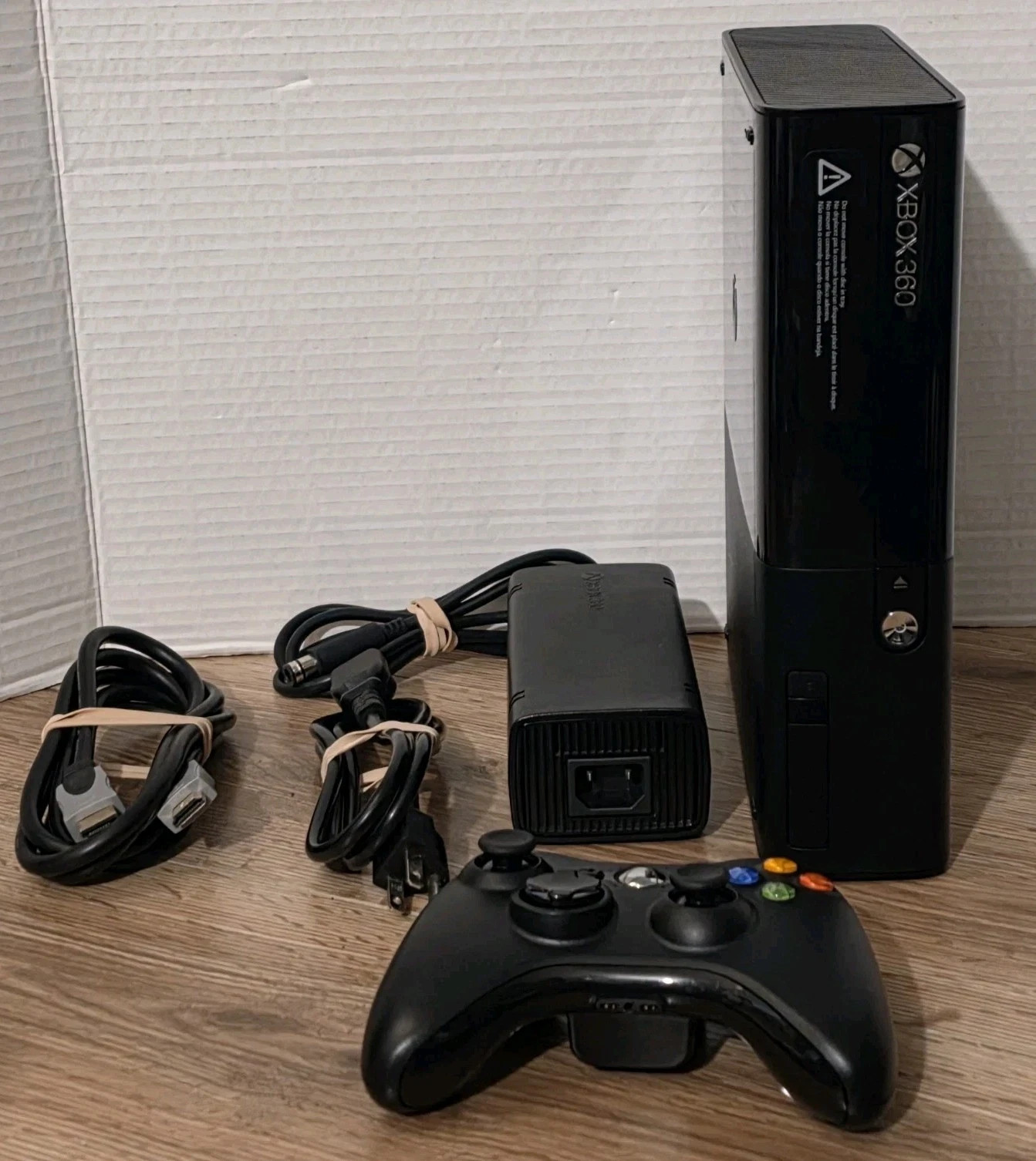 Xbox 360 E 1538 Console 500GB HDD Bundle, OEM Controller, Power, HDMI, TESTED!