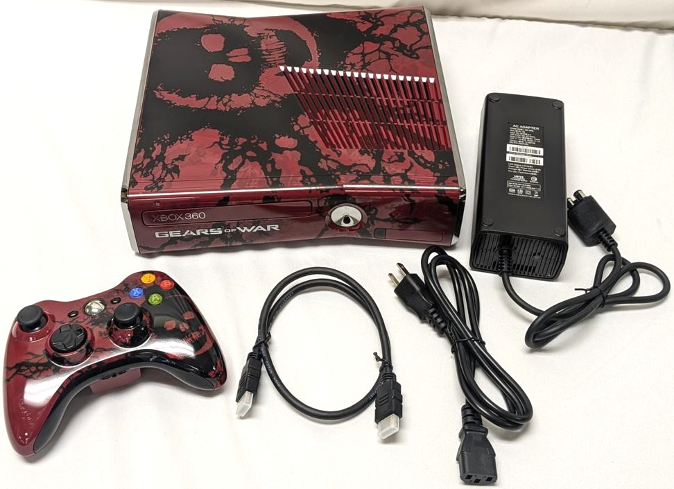 Microsoft Xbox 360 Slim Gears of War 3 Limited Edition 320GB Console Bundle GOW