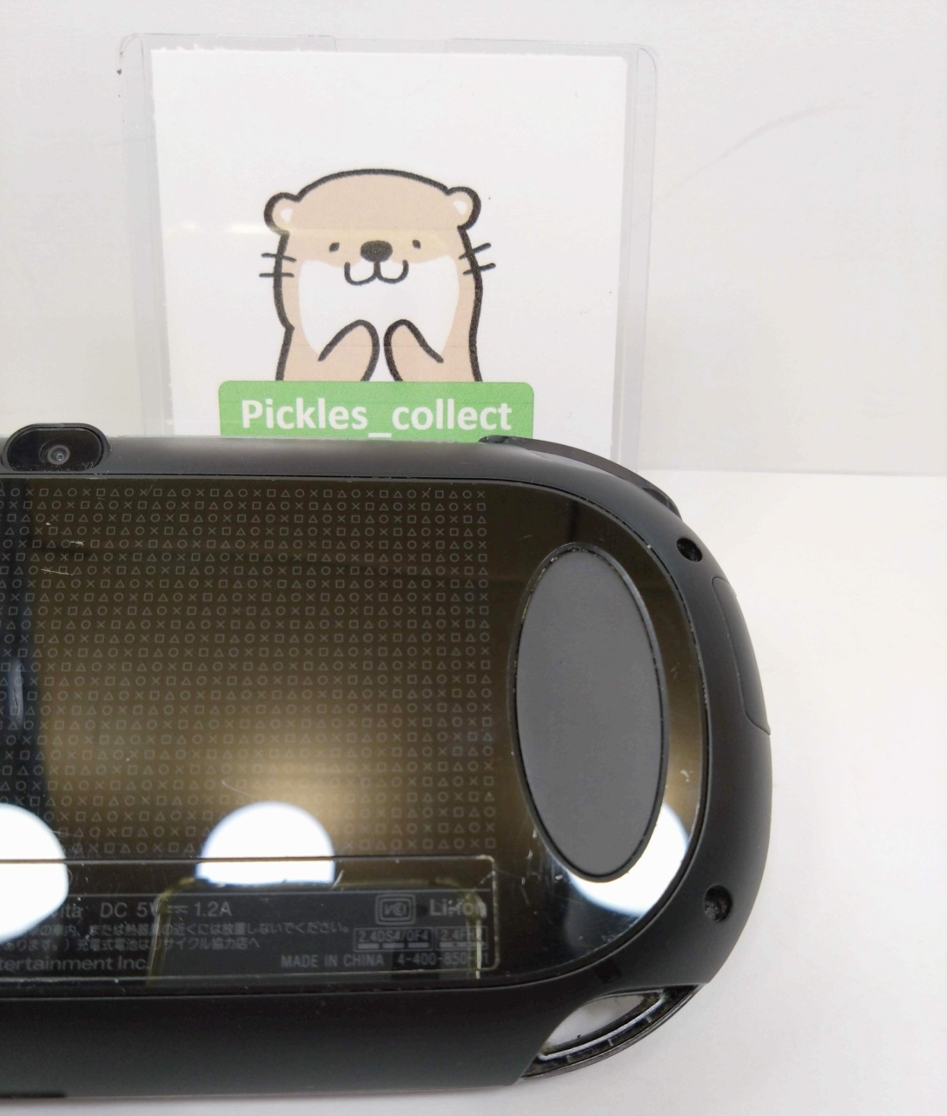 PS Vita Crystal Black PCH 1100 Console w/8GB Wi-Fi PSV Tested Sony 0316E