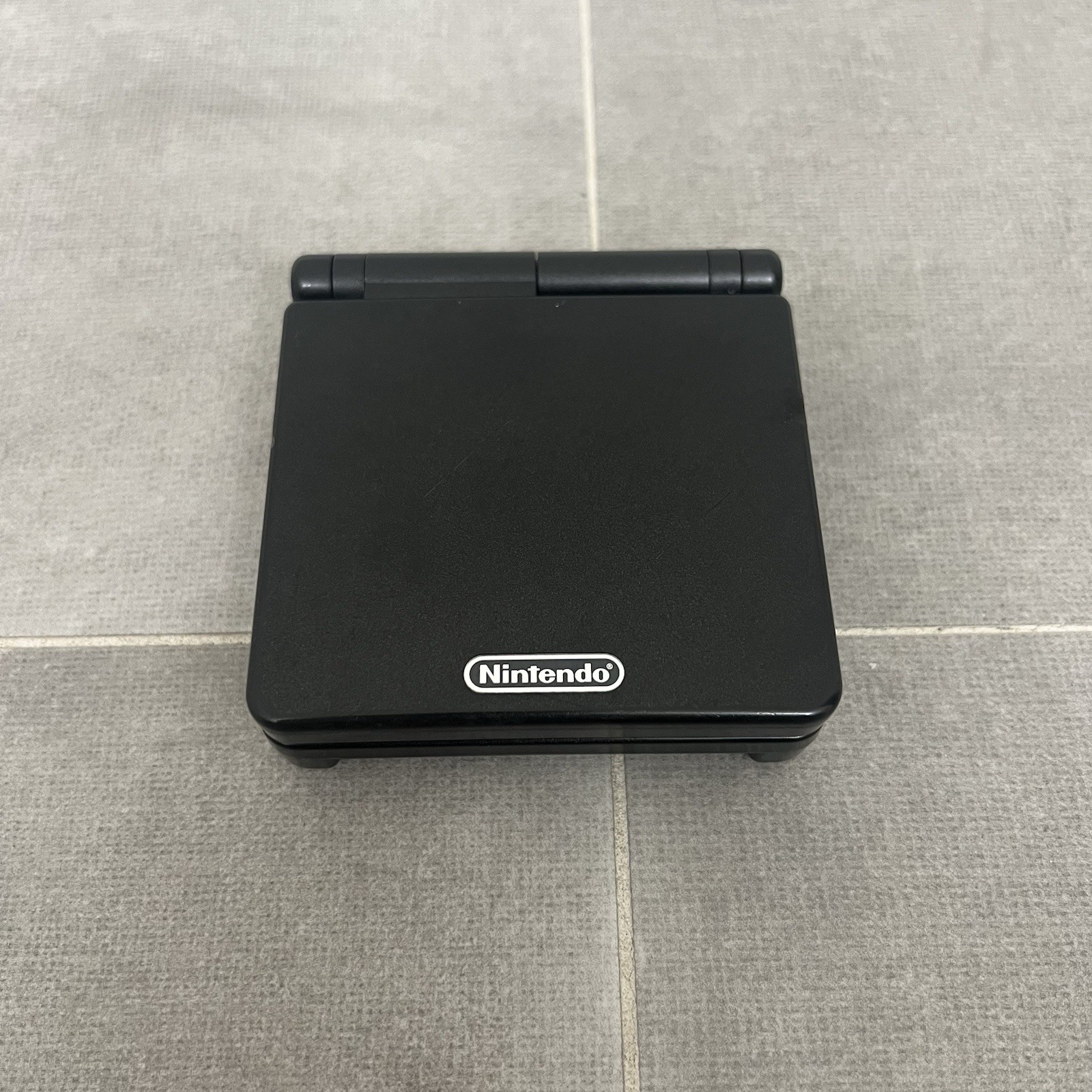 Nintendo Game Boy Advance GBA SP AGS-001 Black Console w/ Charger Tested Working