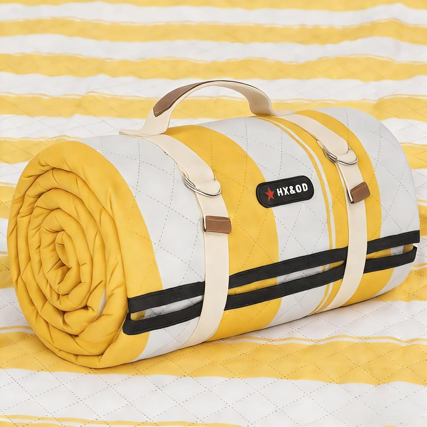Extra Large Picnic Outdoor Blanket, 80”X60” Waterproof Picnic Mat Foldable Campi