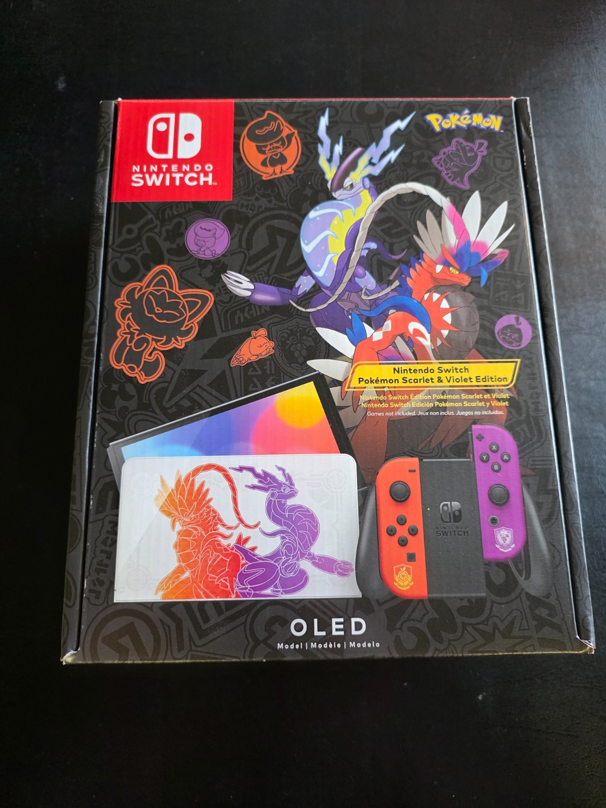 Nintendo Switch (OLED Model) Pokémon Scarlet & Violet Edition – Complete