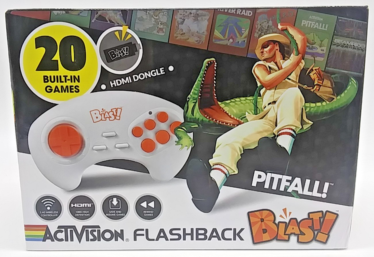 ATGAMES FLASHBACK BLAST! (Lot Of 2) Plug N Play TV Video Game Pitfall Space Inv