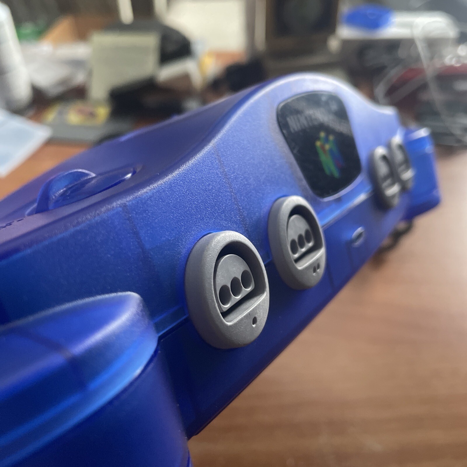 Nintendo 64 N64 Limited Clear Ocean Blue Custom Console