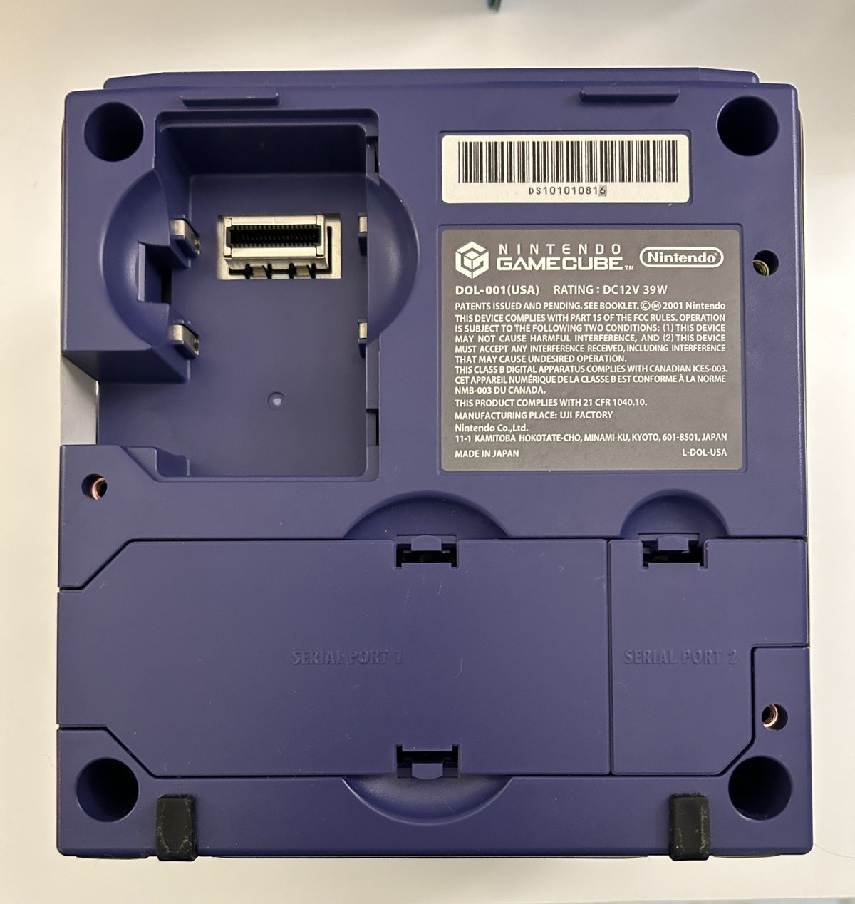 Nintendo Gamecube Console Indigo DOL-001 Blank Registration Card ORIGINAL OWNER