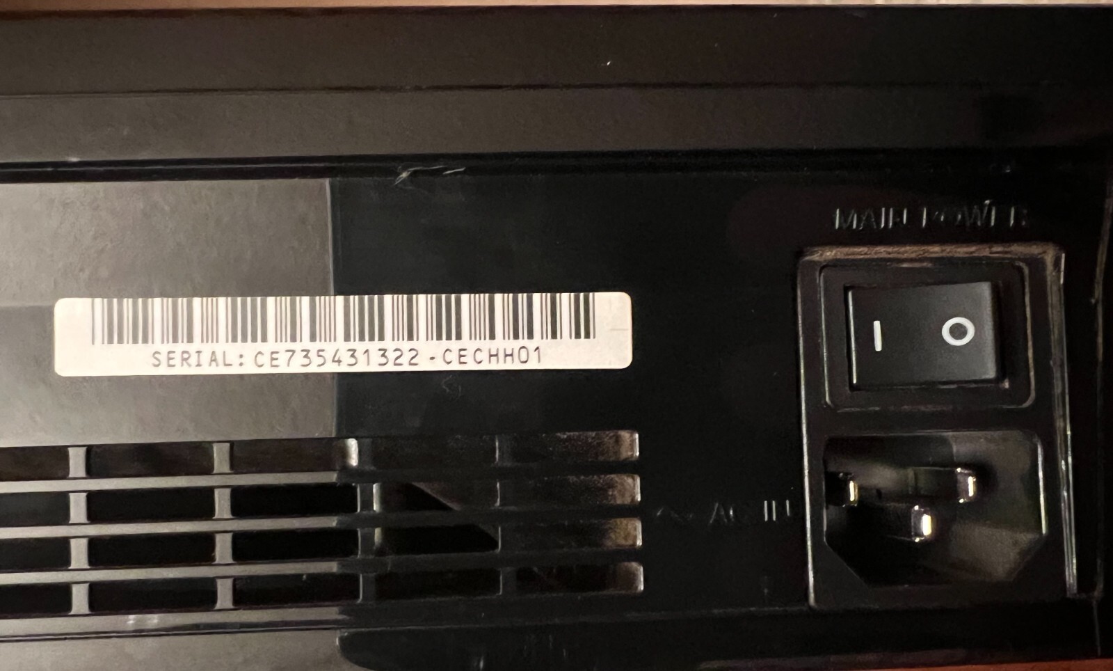 Original PlayStation 3 (Piano Black) – Model CECHH01