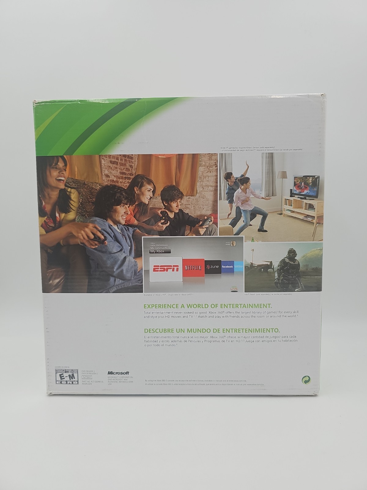 Xbox 360 Slim Console Complete w/ Box w/ OEM Controller – Tested & Working