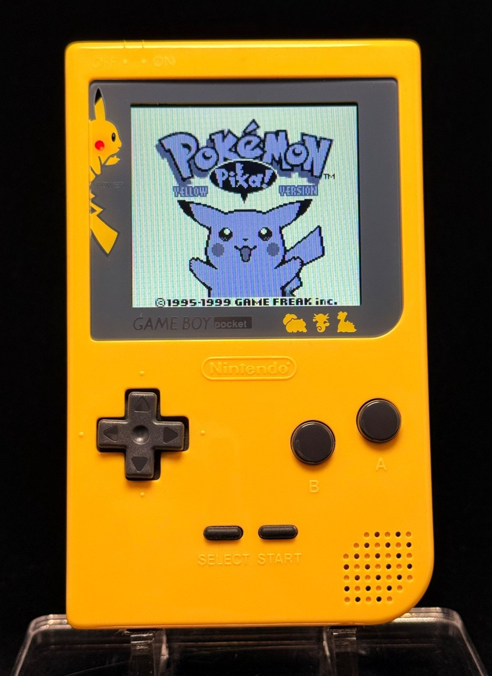 Gameboy Pocket Pokemon Pikachu Yellow – IPS Screen – Premium Quality Build
