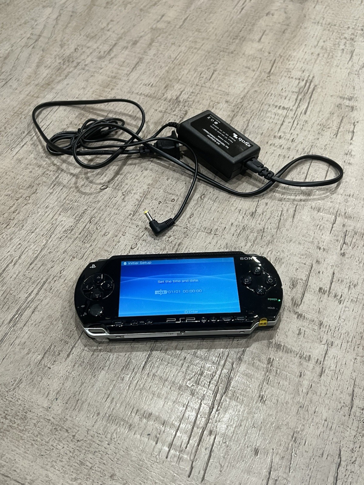 Sony PlayStation Portable PSP 1000 Black Handheld Console Tested Working Games