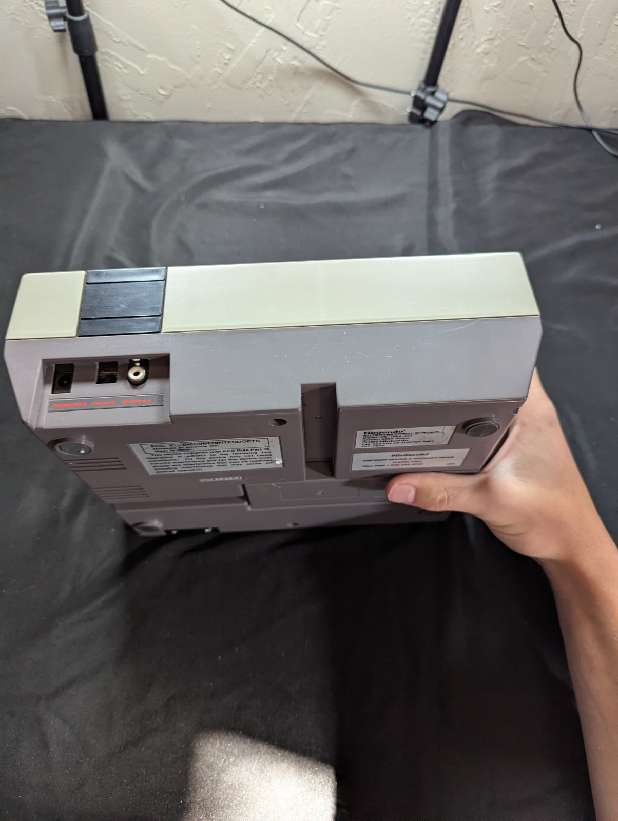 Nintendo NES Console Zapper Gun 2 Controllers Cables Tested Working