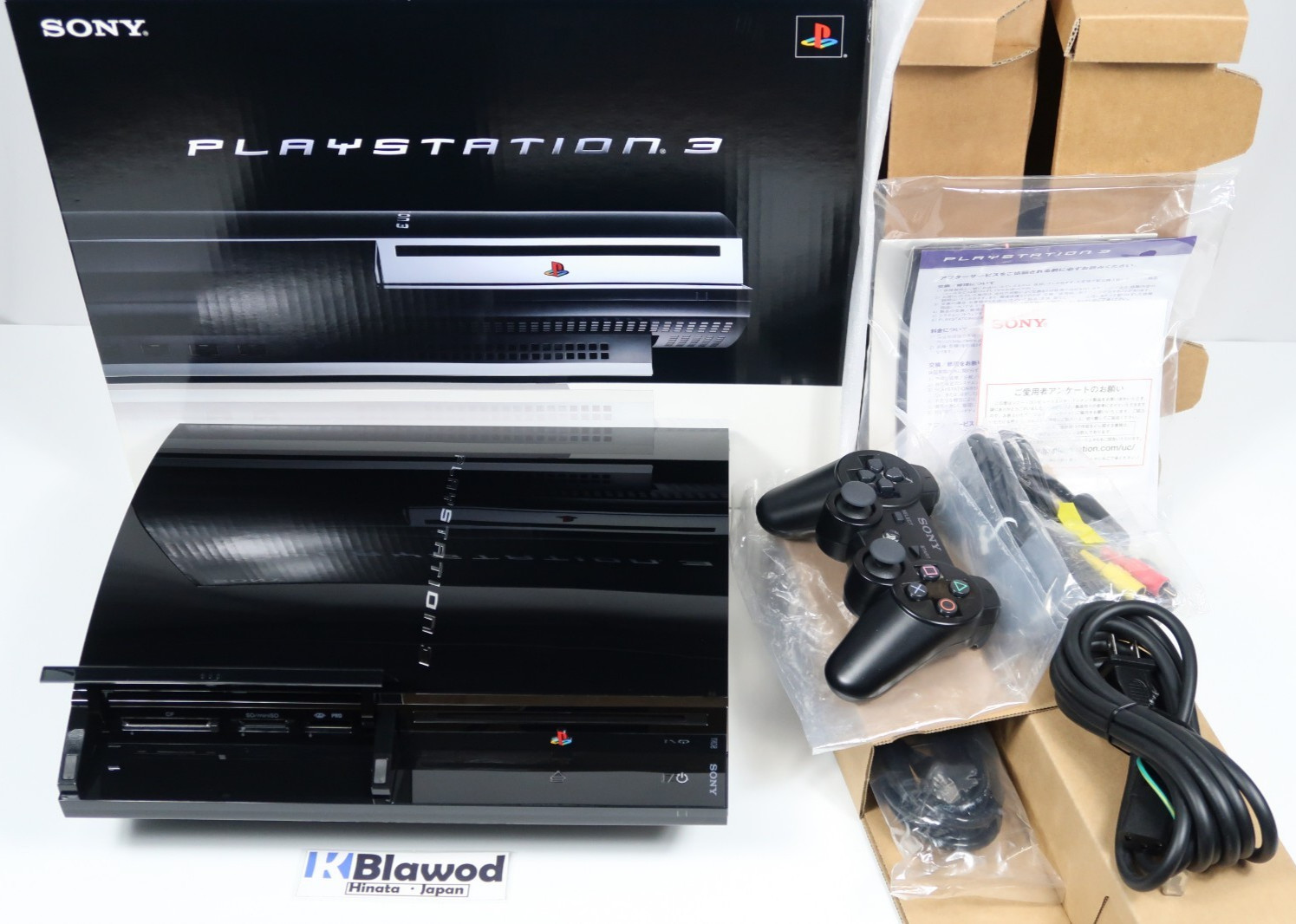 Excellent Sony PlayStation 3 PS3 CECHA00 60GB First Black Model Console W/Box