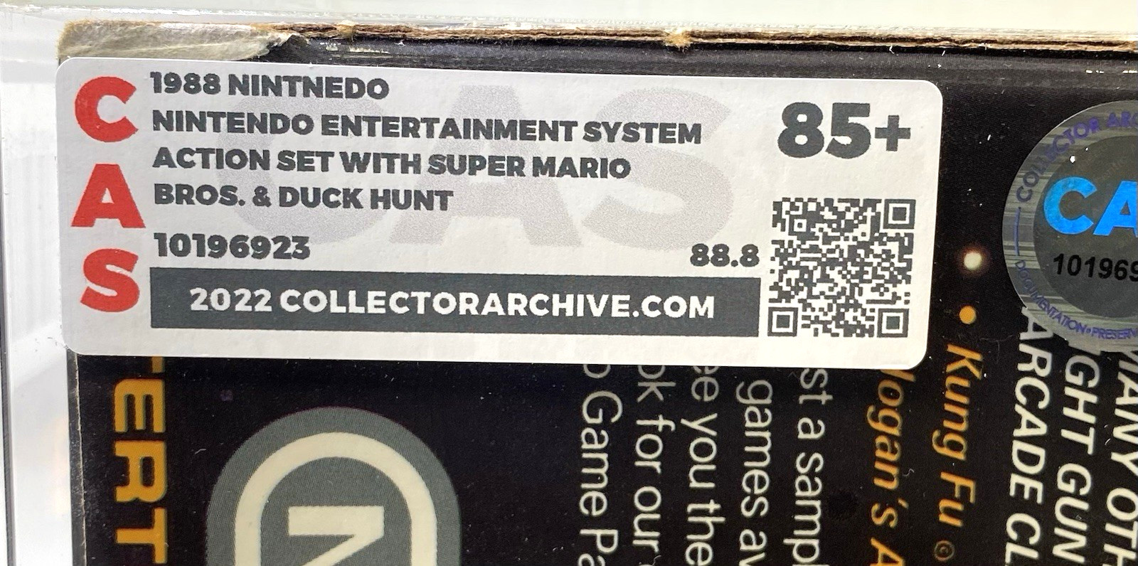 NES Nintendo Action Set Red Zapper System Console New Sealed CAS 85+ TOP POP