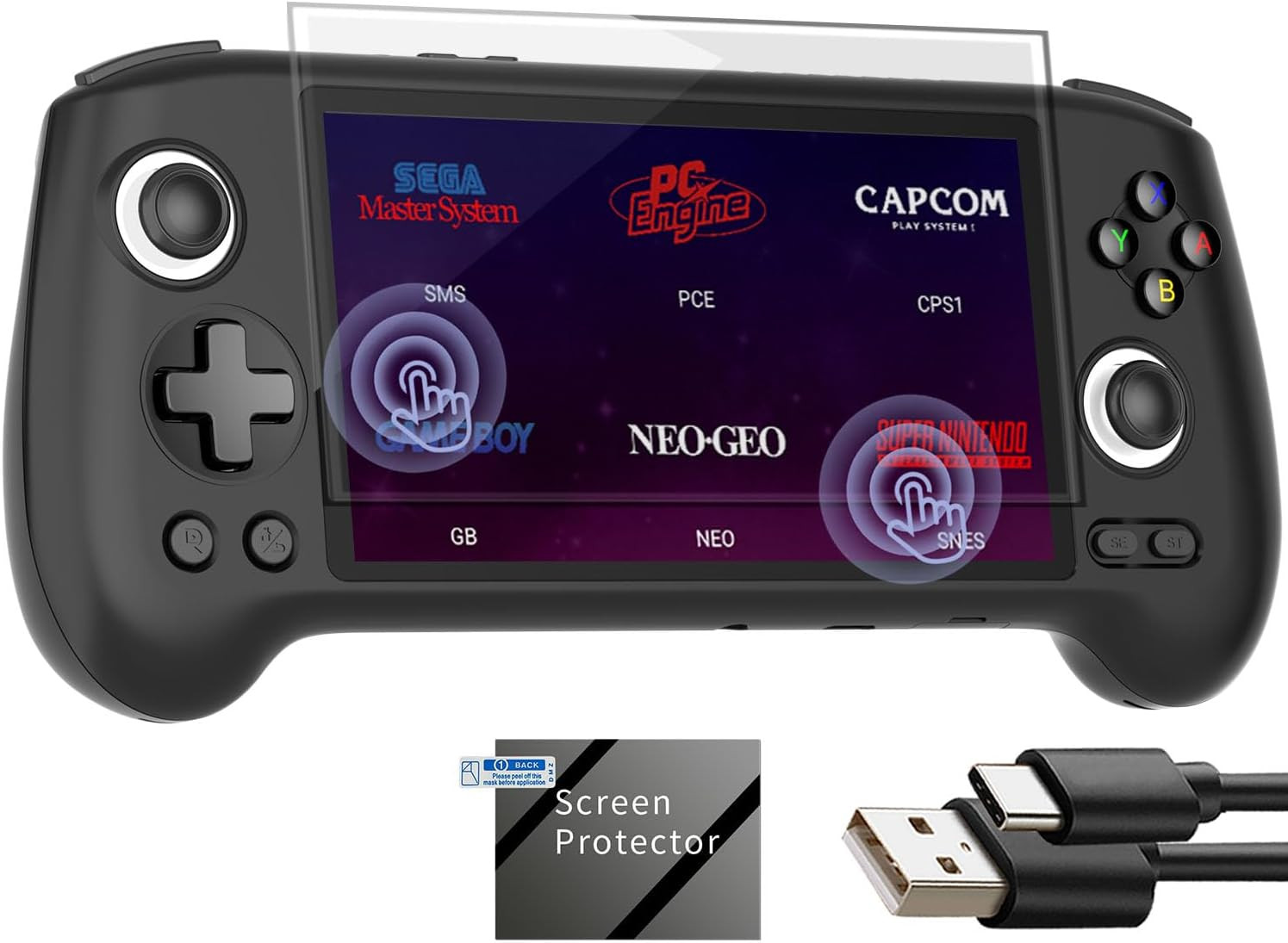 RG556 Retro Handheld Game Android 13,Rg 556 Handheld Game with 5.48 Inch Touch O