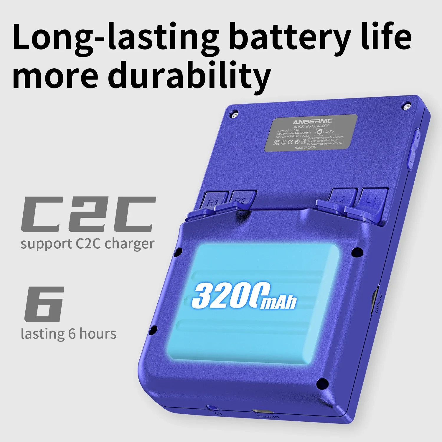ANBERNIC RG 40XX V Retro Handheld Game Console 4.0-inch IPS Screen Linux 5G WIFI