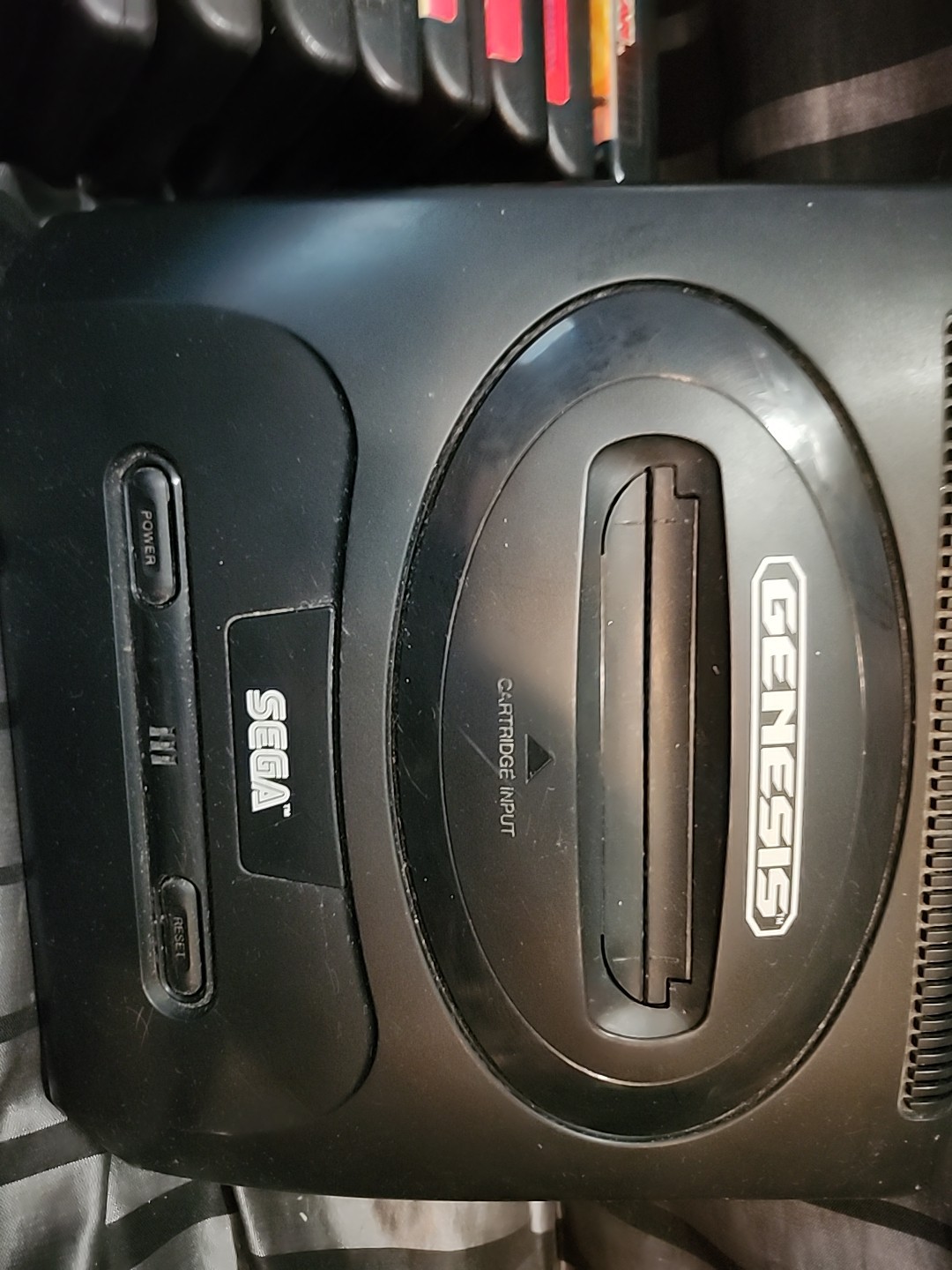 Sega Genusis Model 2 Console Bundle W/2 Controlers, 15 Games And Power/av Cords