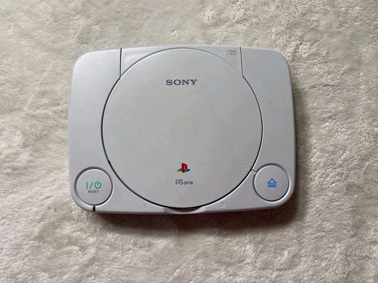 PSOne SCPH-101 (Replaced Motherboard) W 2 Controllers 5 Games – Tested/Works!