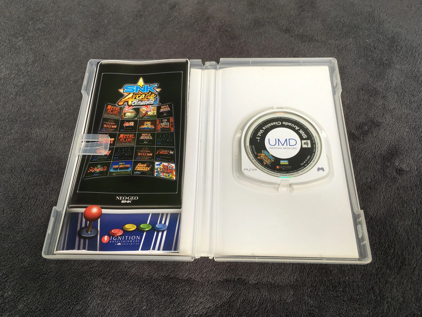 PSP SNK Arcade Classics Vol.1 FRA Excellent Condition