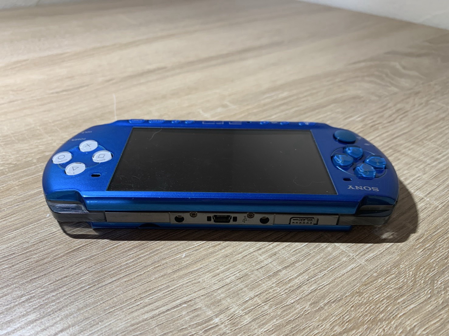 1005 Sony PlayStation PSP 3000 Vibrant Blue For Parts