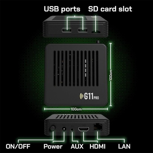 All8Bit G11 Pro 100K Games Dual Controllers Portable Plug & Play Gaming Console