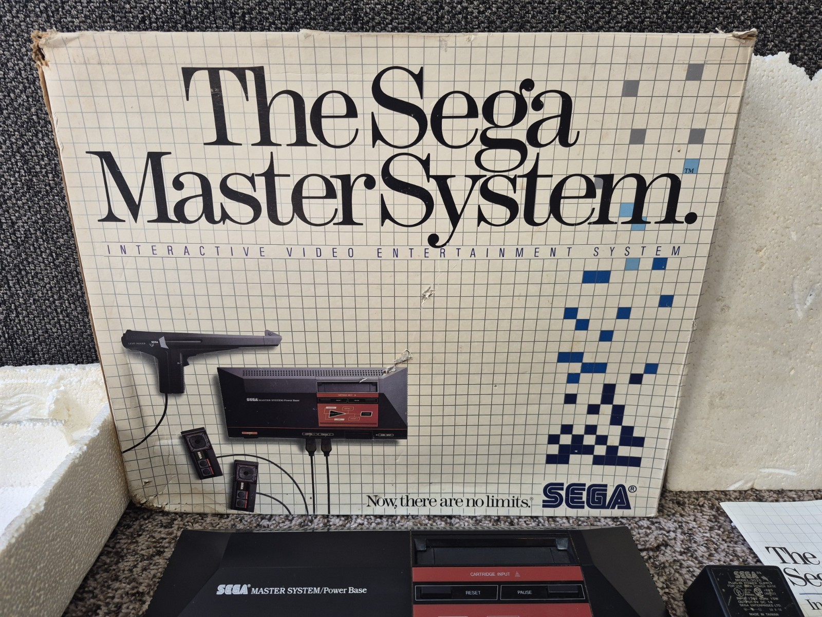 Sega Master System Console Complete in Box CIB TESTED WORKING