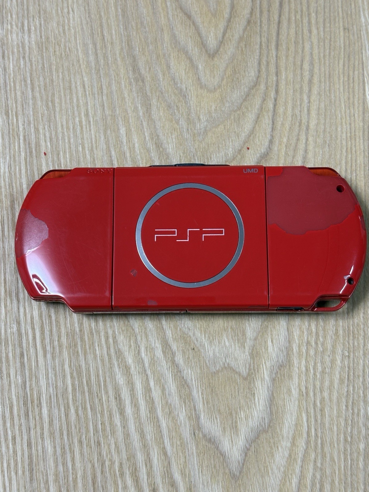 Sony PSP 3000 Black Red Console Only Japanese Version Tested Working