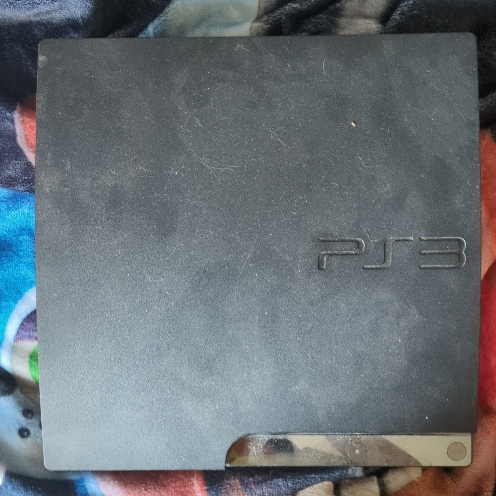 Sony PlayStation 3 Slim PS3 120GB Black 1080p Blu-Ray Controller HDMI NTSC-U/C