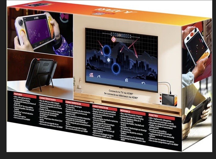Atari My Arcade Gamestation Go Handheld Gaming System W/ 200+ Games Rechargeable