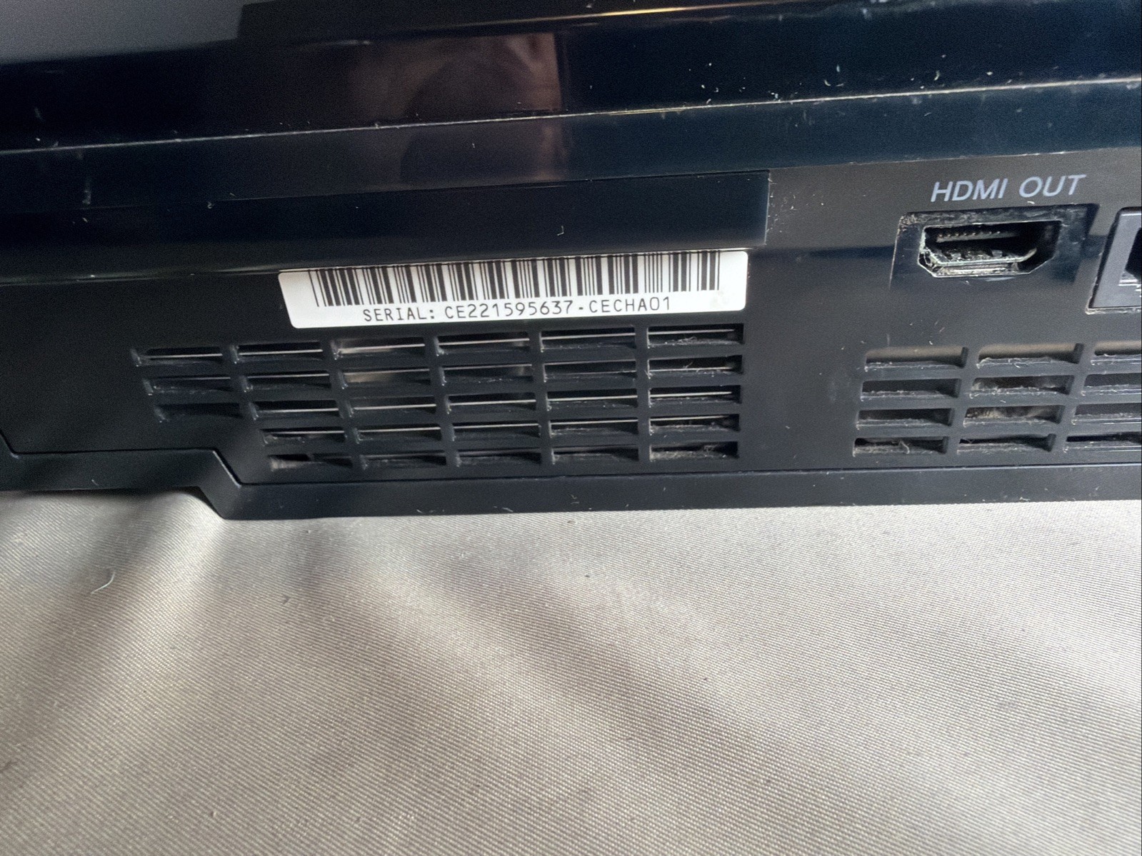 PlayStation 3 Fat Backwards Compatible Console CECHA01, 60gb “For Parts” READ