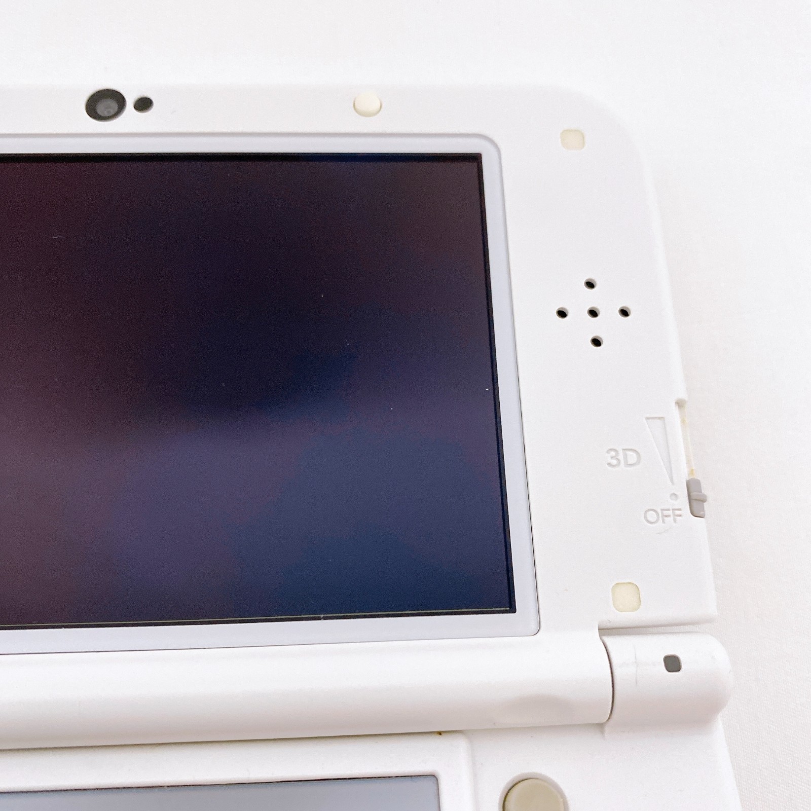 New Nintendo 3DS XL LL Pearl White Console Stylus Japan Tested Working Rank S