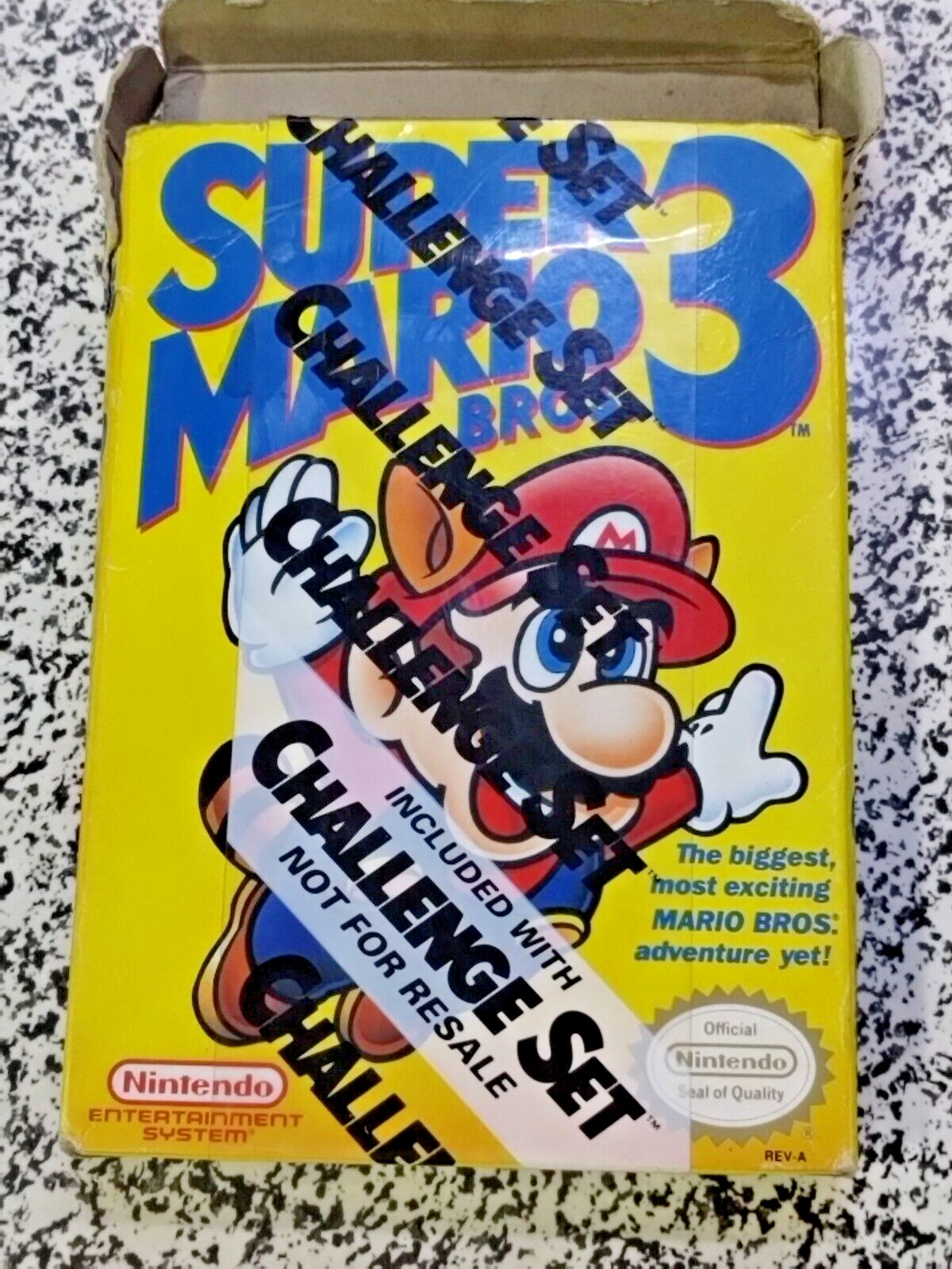 Nintendo Entertainment System Challenge Set NES Console in Box Tested Working